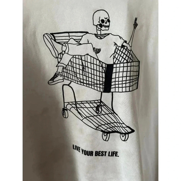 Romwe Women’s size x-large Skeleton Sweatshirt - Picture 3 of 8